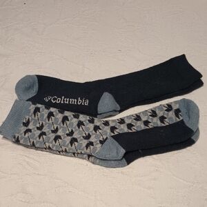 2 Pair Wool Blend Socks, Columbia Brand